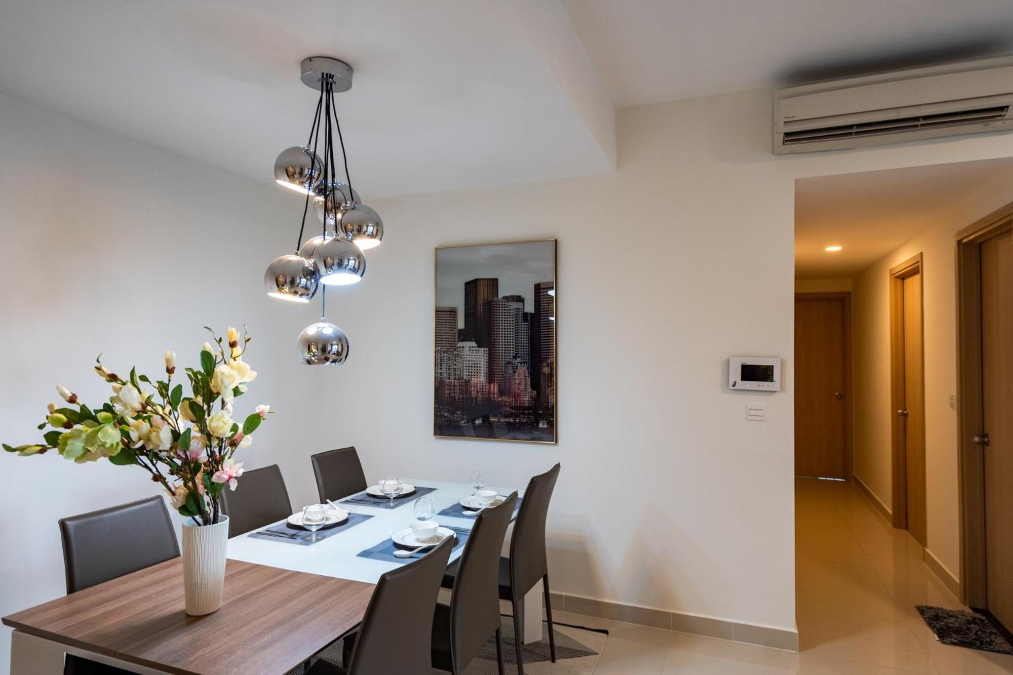 مدينة هوشي منه Central Business District Rivergate Apartment - Free Pickup & Pool المظهر الخارجي الصورة
