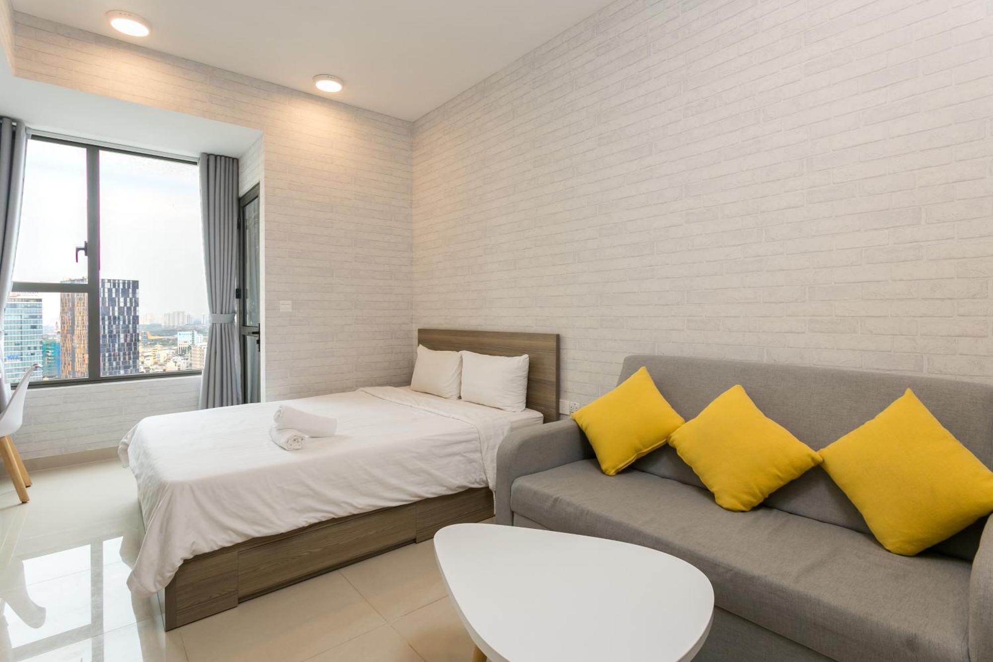 مدينة هوشي منه Central Business District Rivergate Apartment - Free Pickup & Pool المظهر الخارجي الصورة